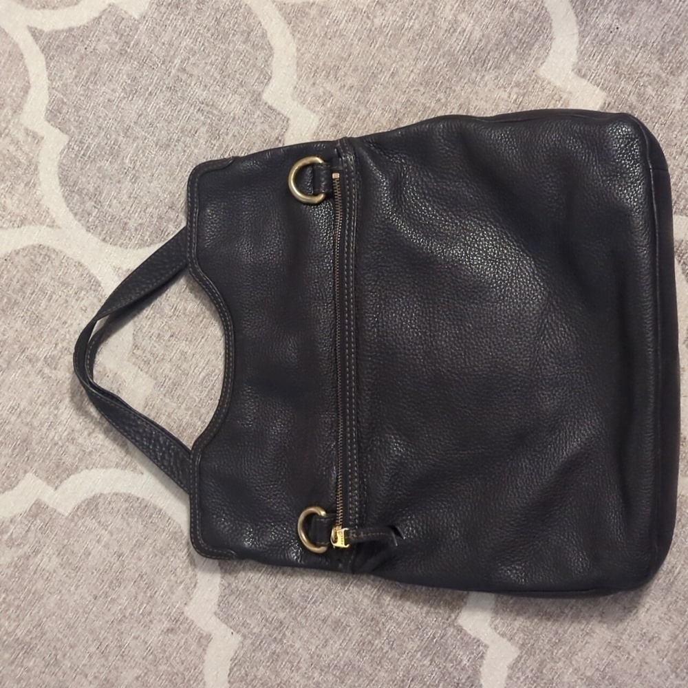 Large Fossil Erin Crossbody Fold Over Purse MISSING STRAP - Picture 3 of 8